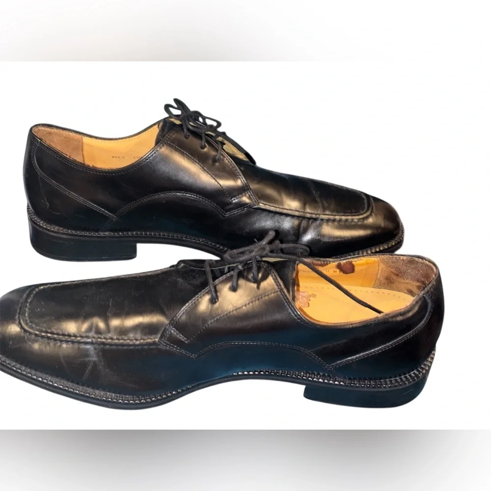 COLE HAAN Men's Black Leather Dress Shoes